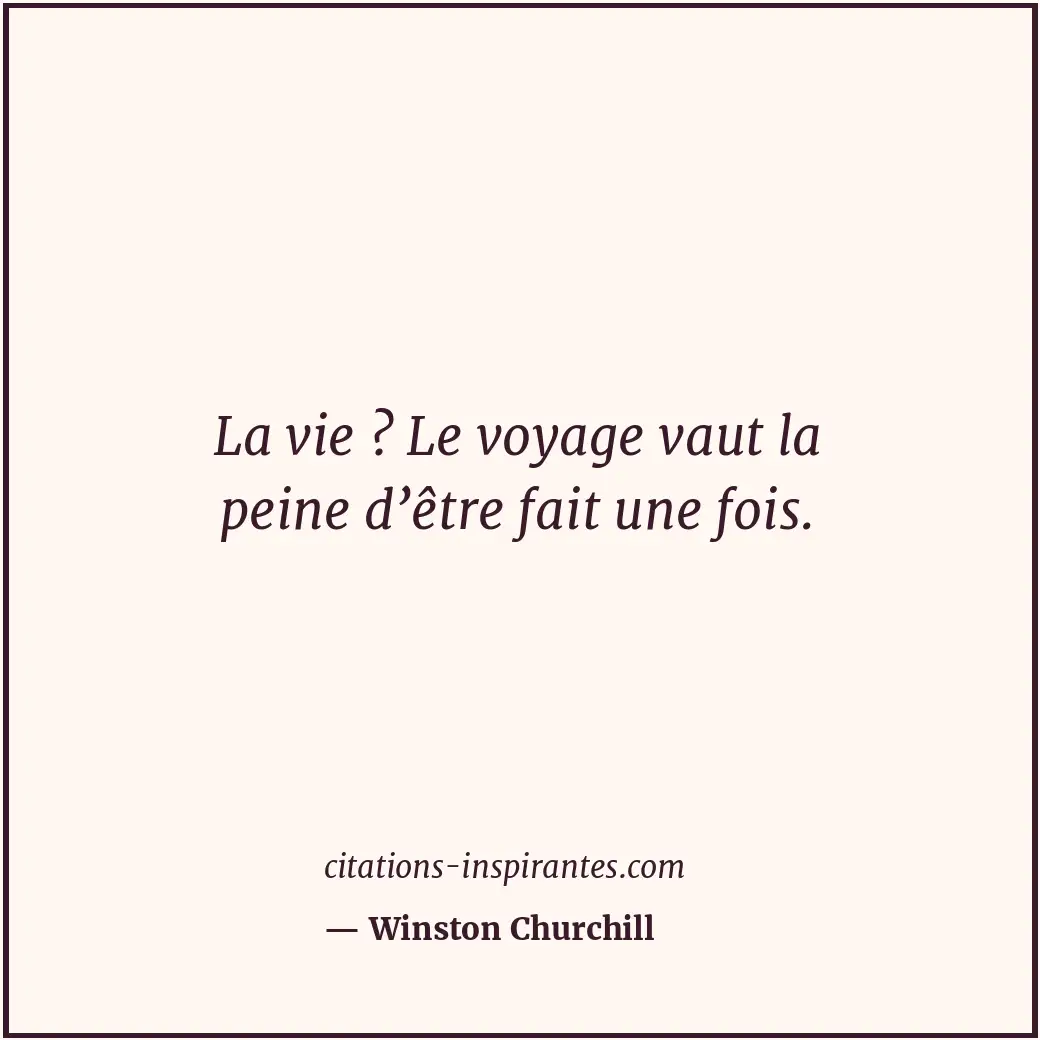 Citation de Winston Churchill