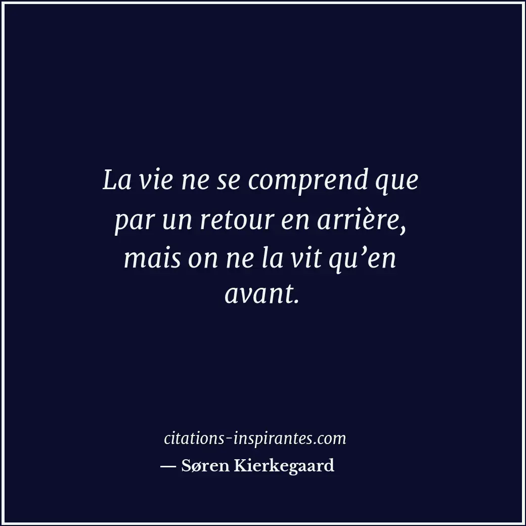 Citation de Søren Kierkegaard