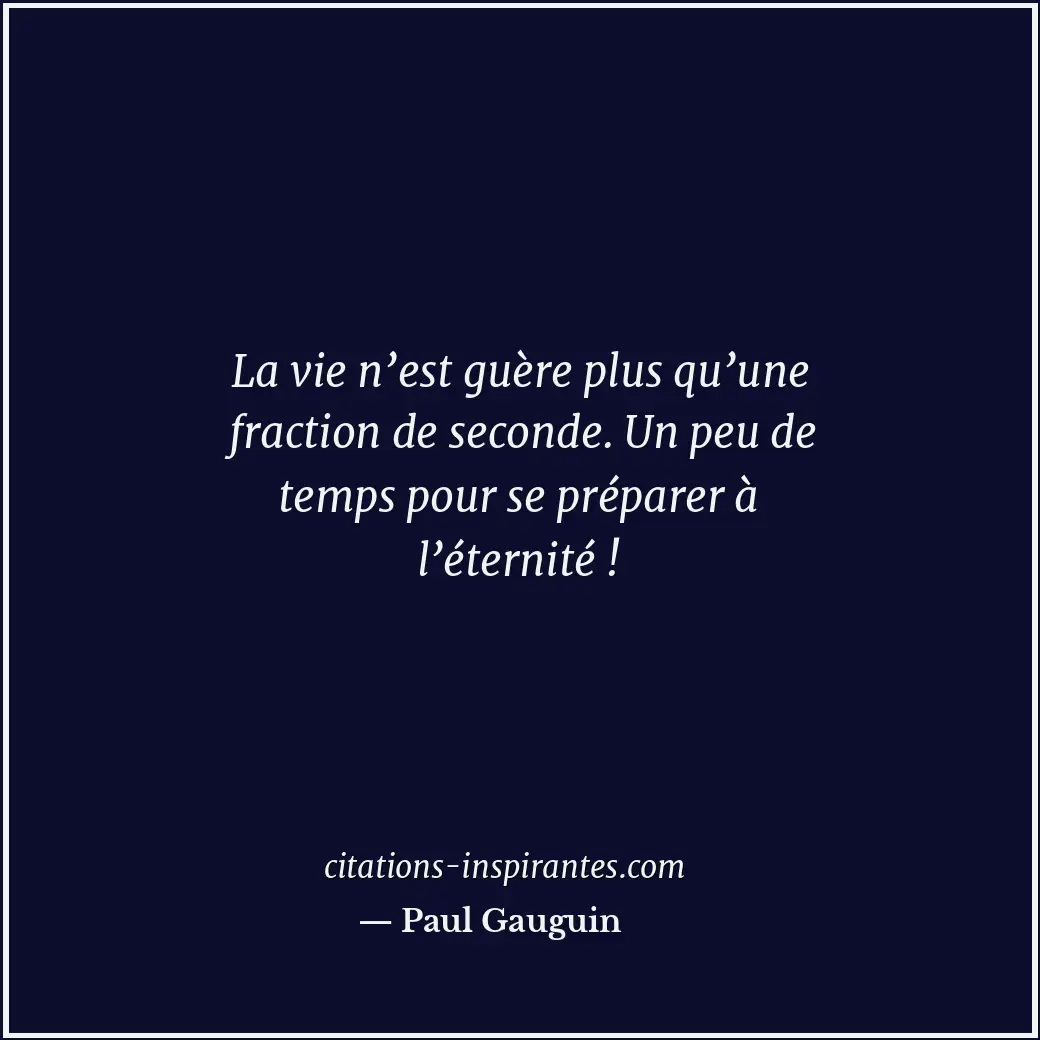 Citation de Paul Gauguin