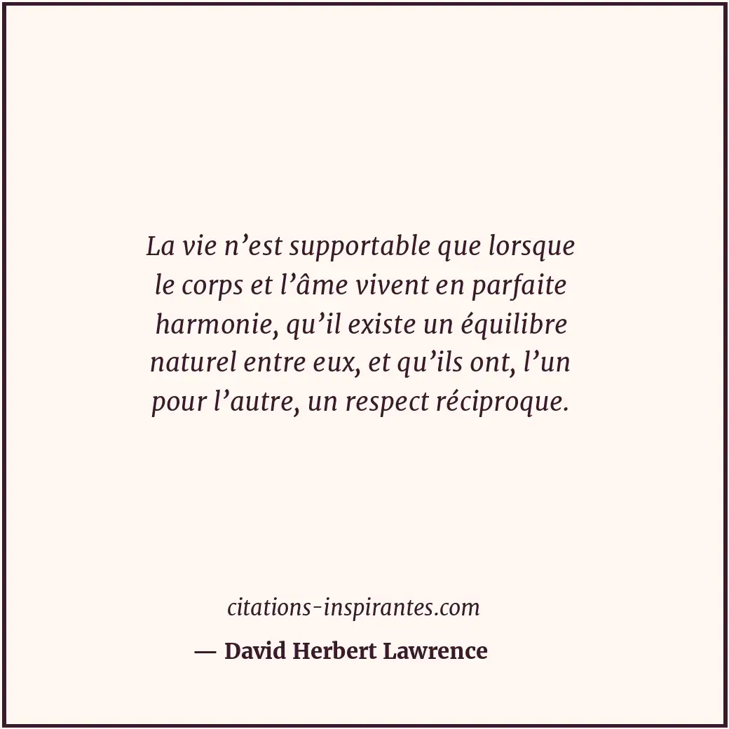 Citation de David Herbert Lawrence