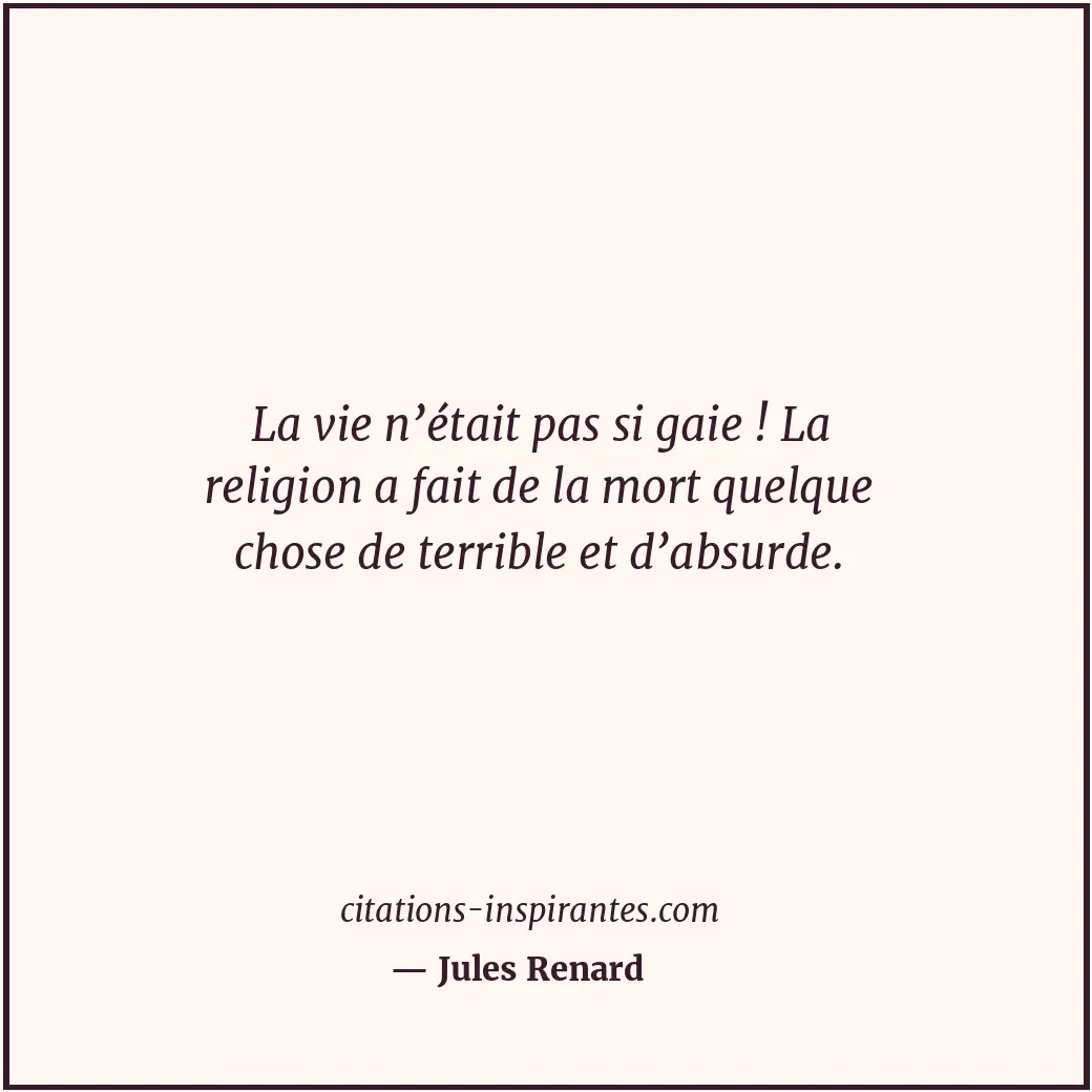 Citation de Jules Renard