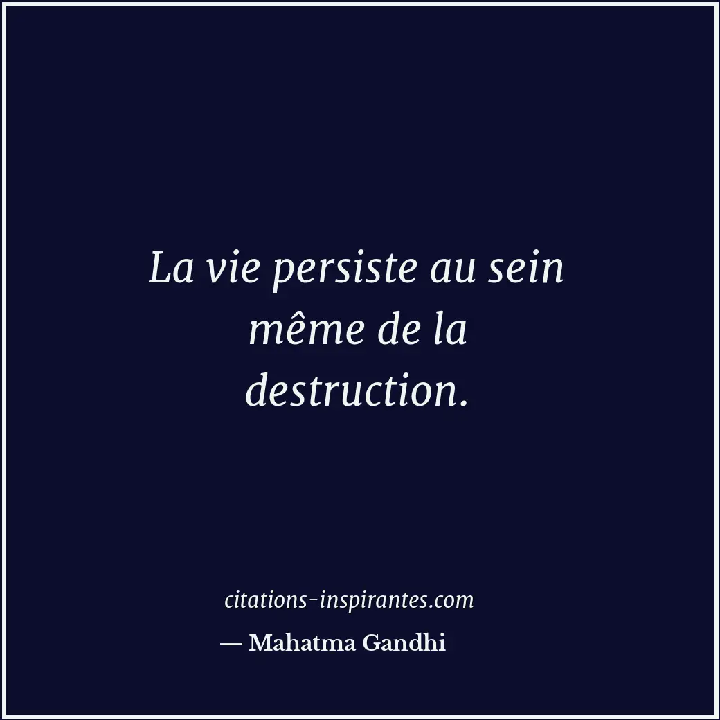 Citation de Mahatma Gandhi