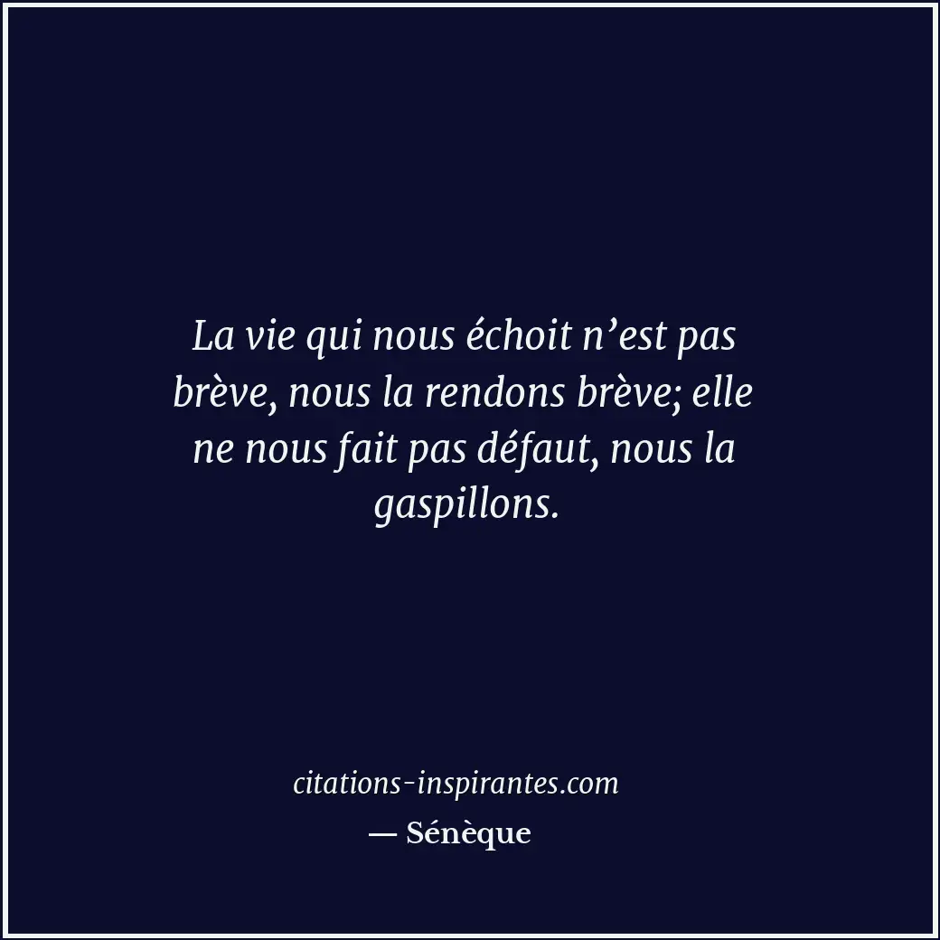 Citation de Sénèque