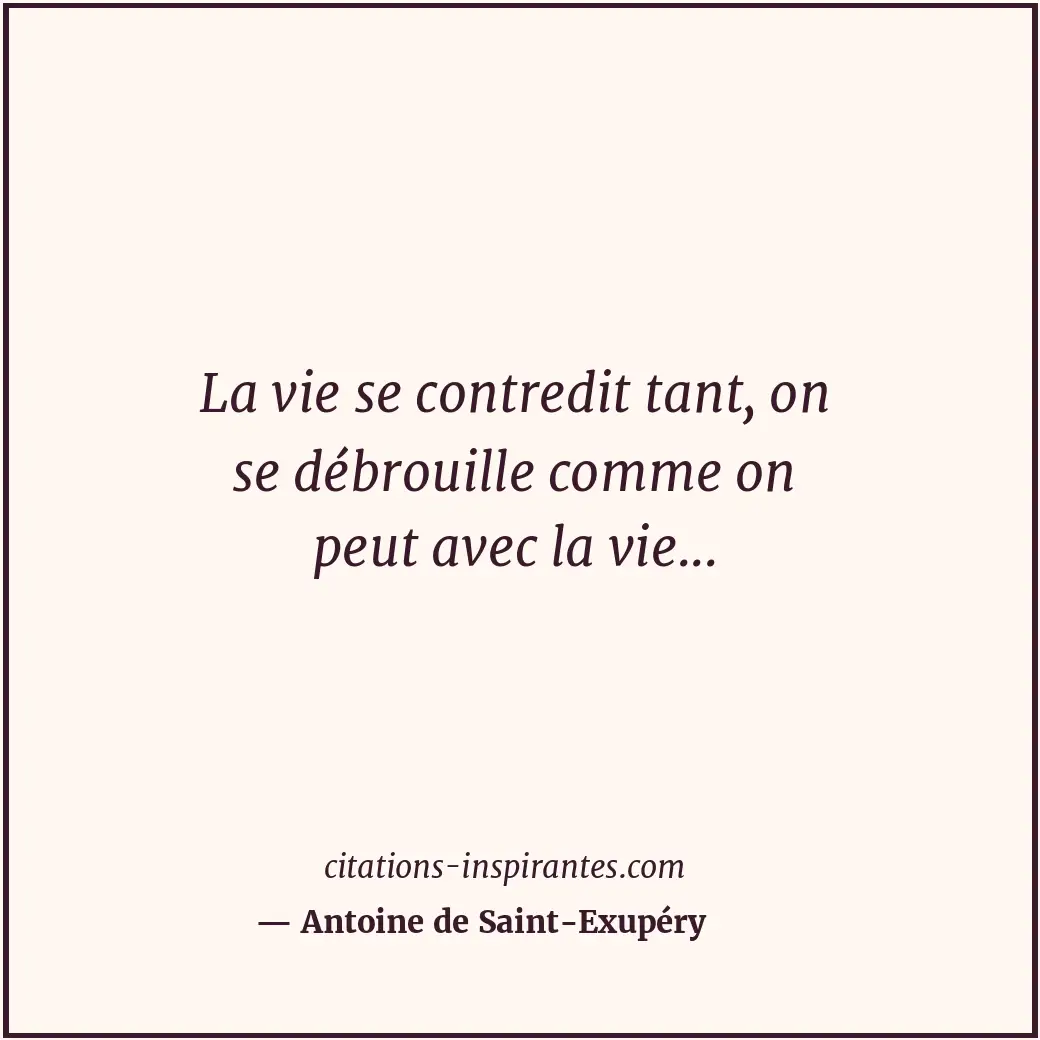 Citation de Antoine de Saint-Exupéry