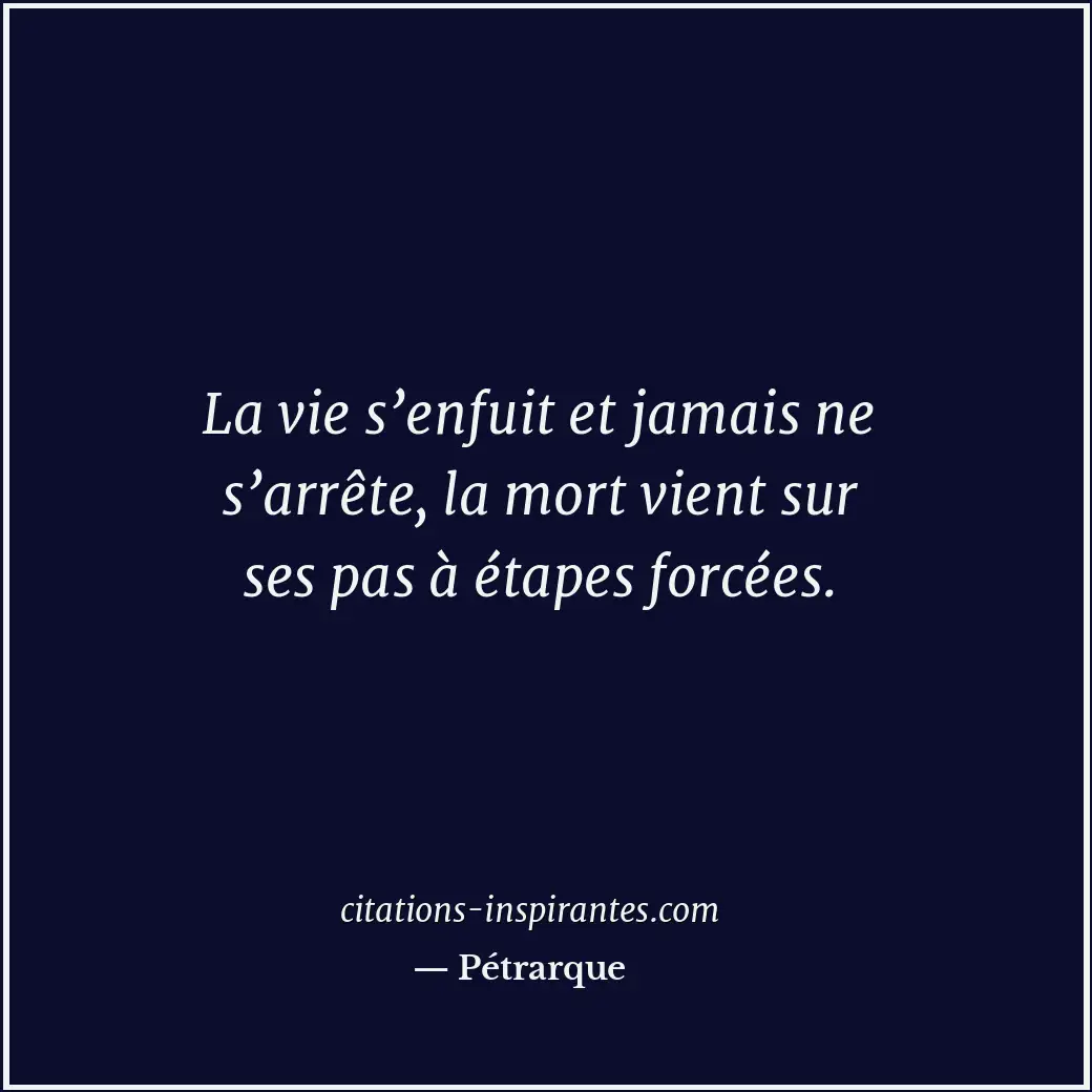 Citation de Pétrarque