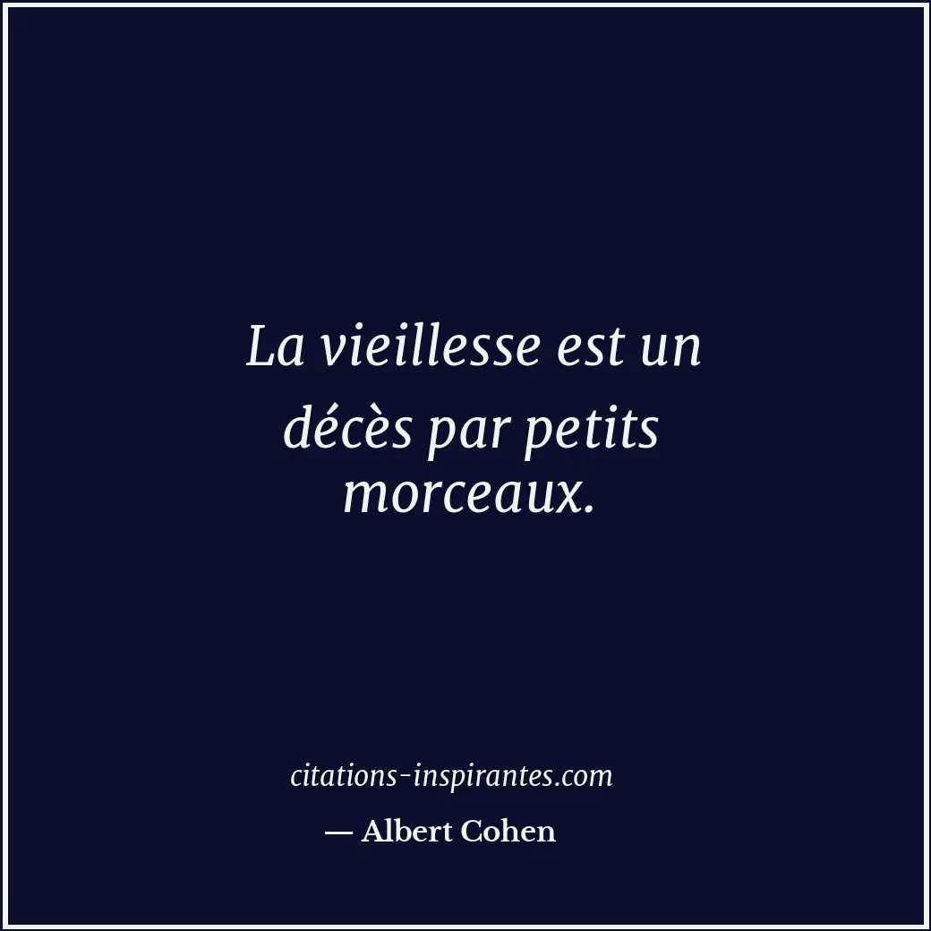 Citation de Albert Cohen