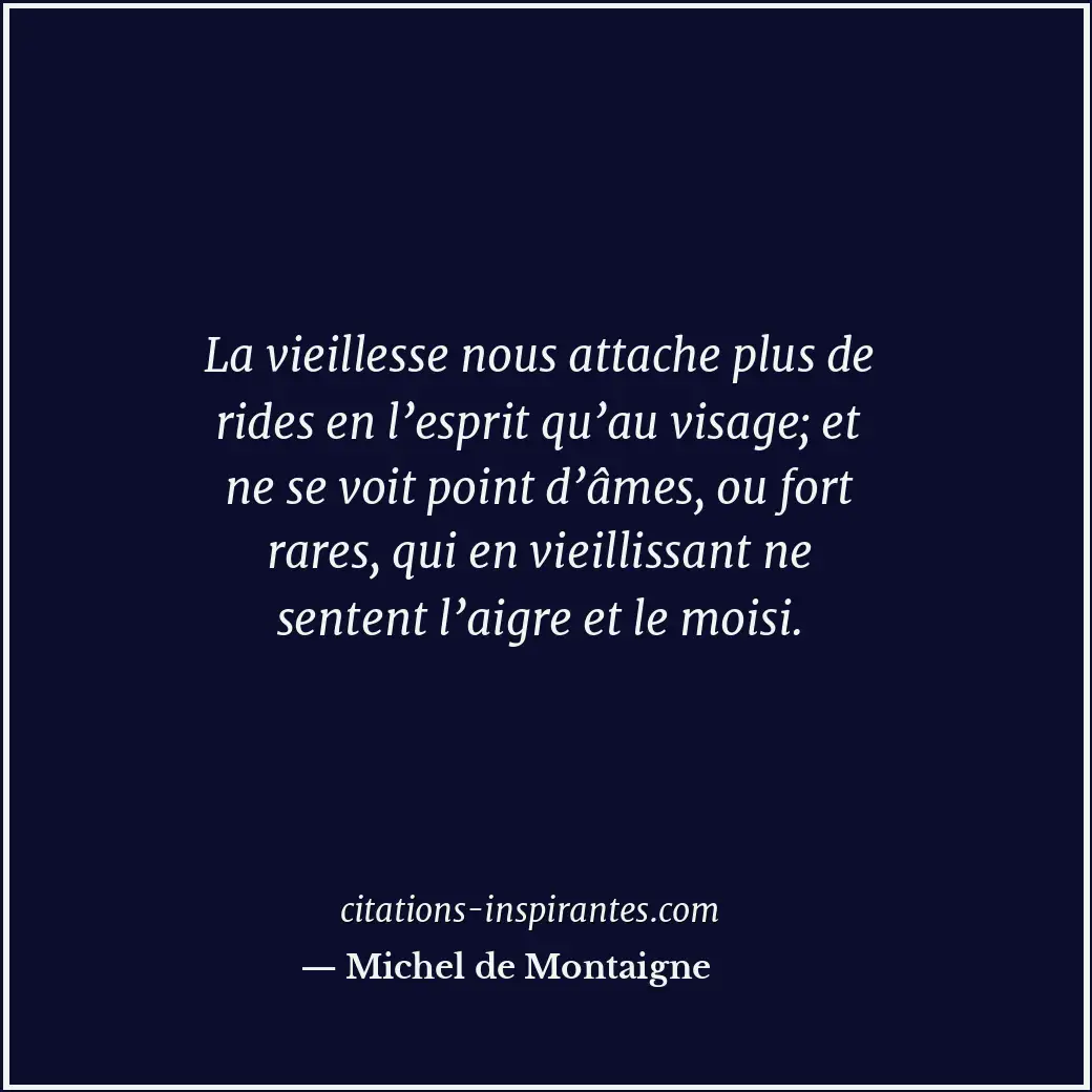 Citation de Michel de Montaigne