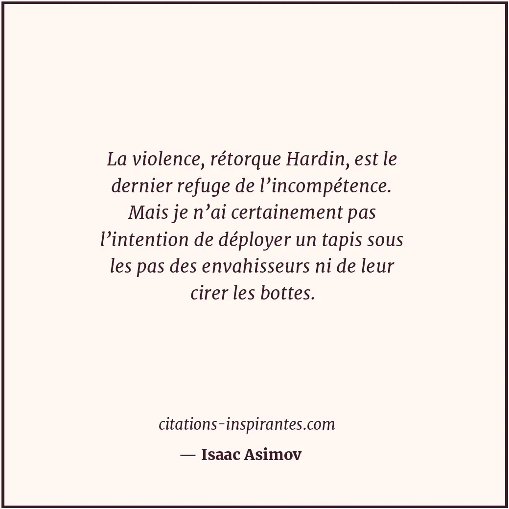 Citation de Isaac Asimov