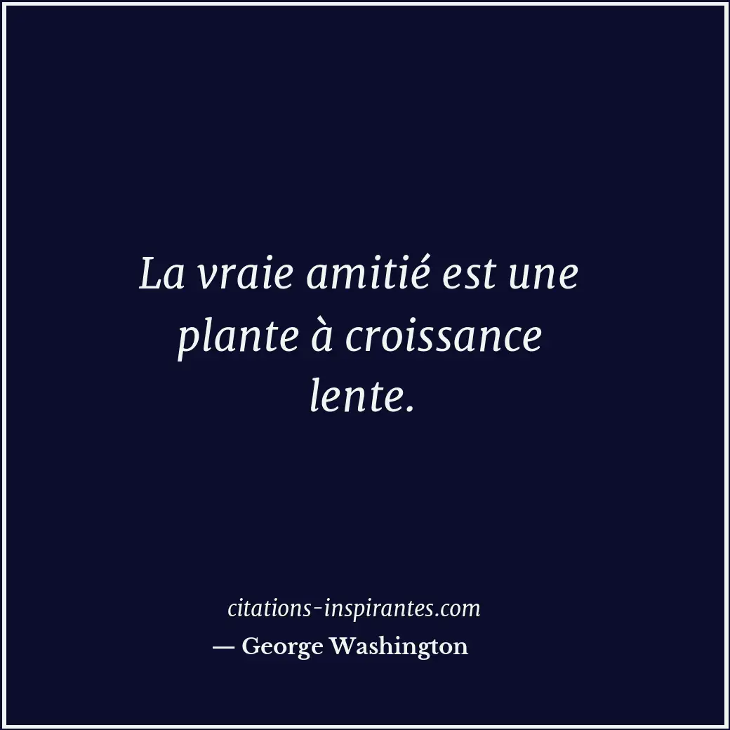 Citation de George Washington