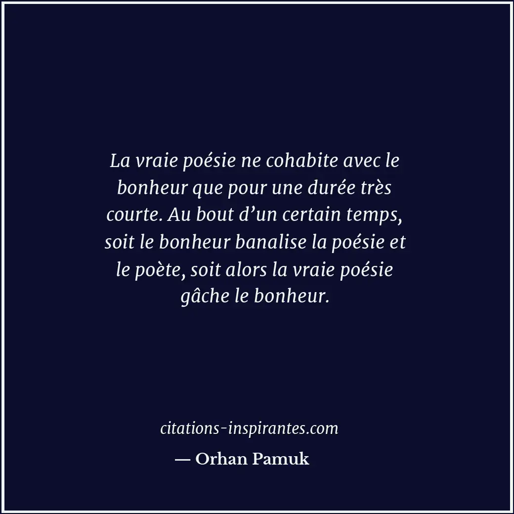 Citation de Orhan Pamuk