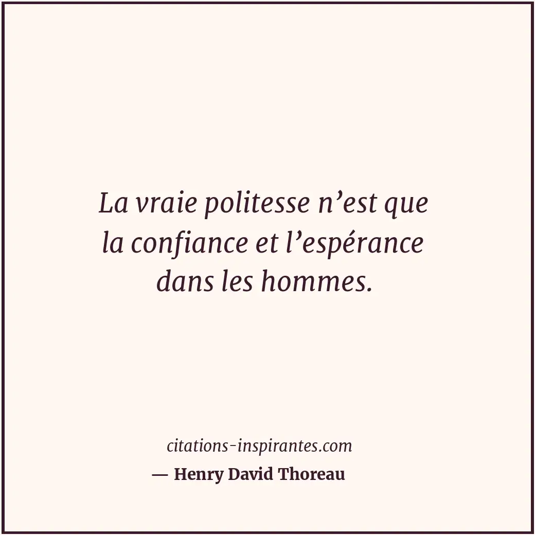 Citation de Henry David Thoreau