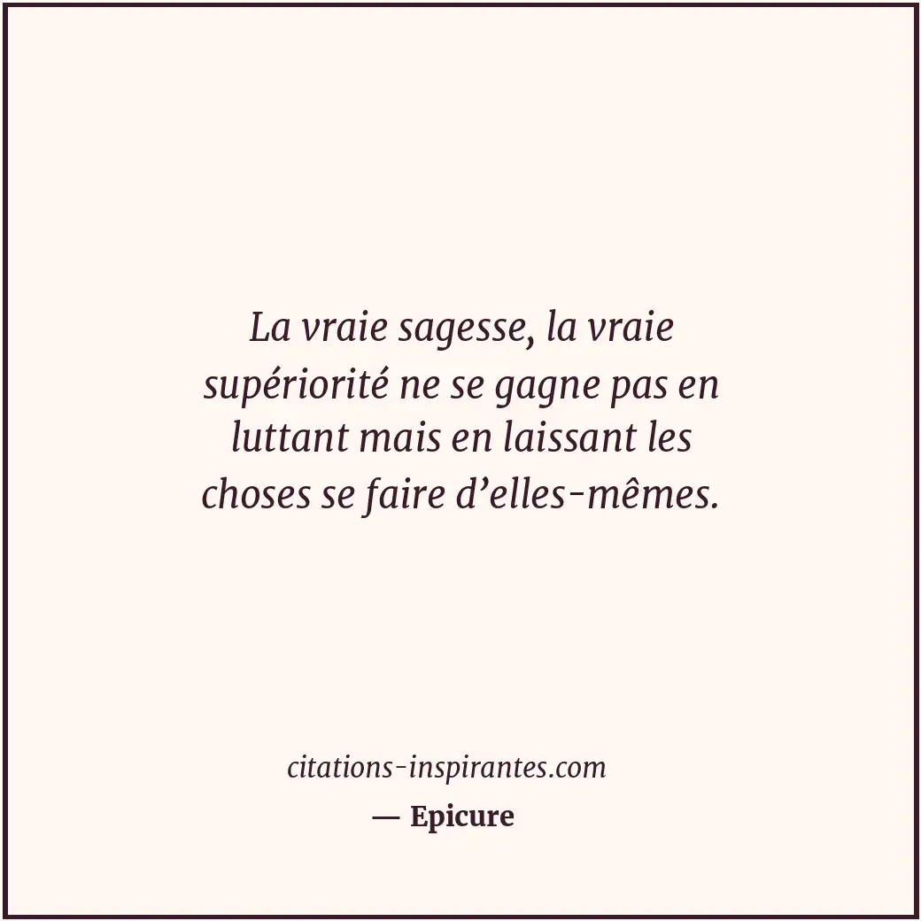 Citation de Epicure