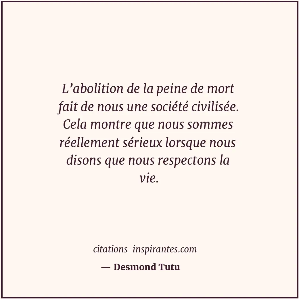 Citation de Desmond Tutu