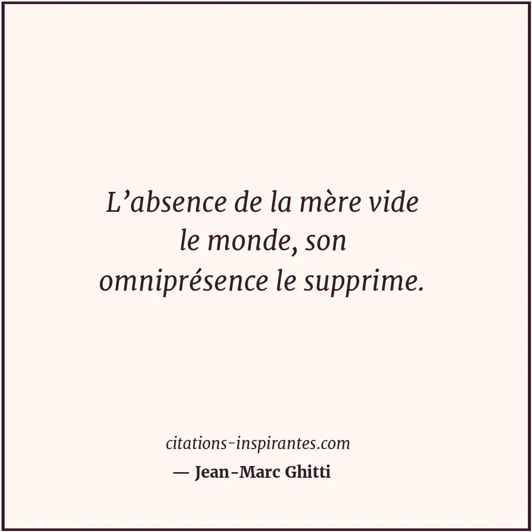 Citation de Jean-Marc Ghitti