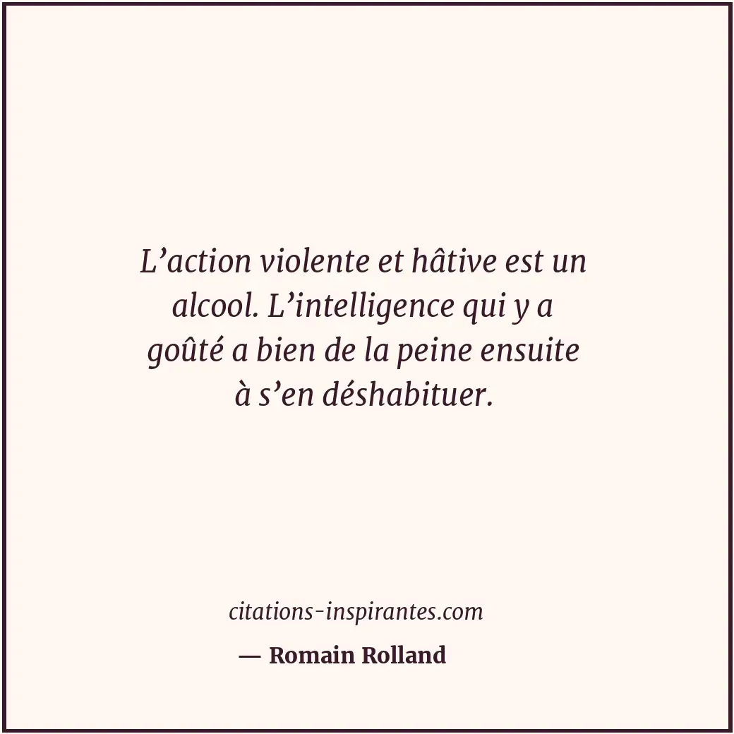 Citation de Romain Rolland
