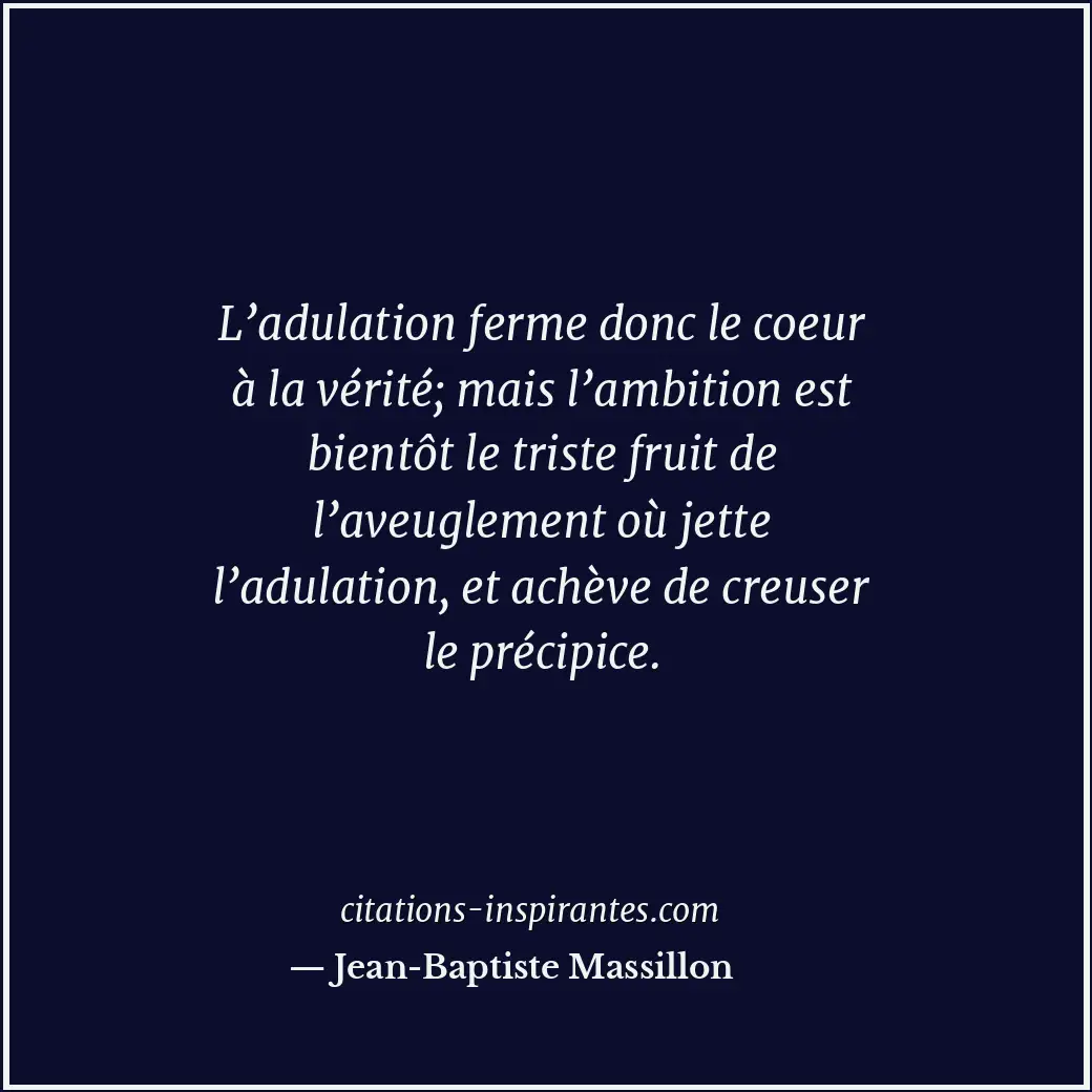 Citation de Jean-Baptiste Massillon