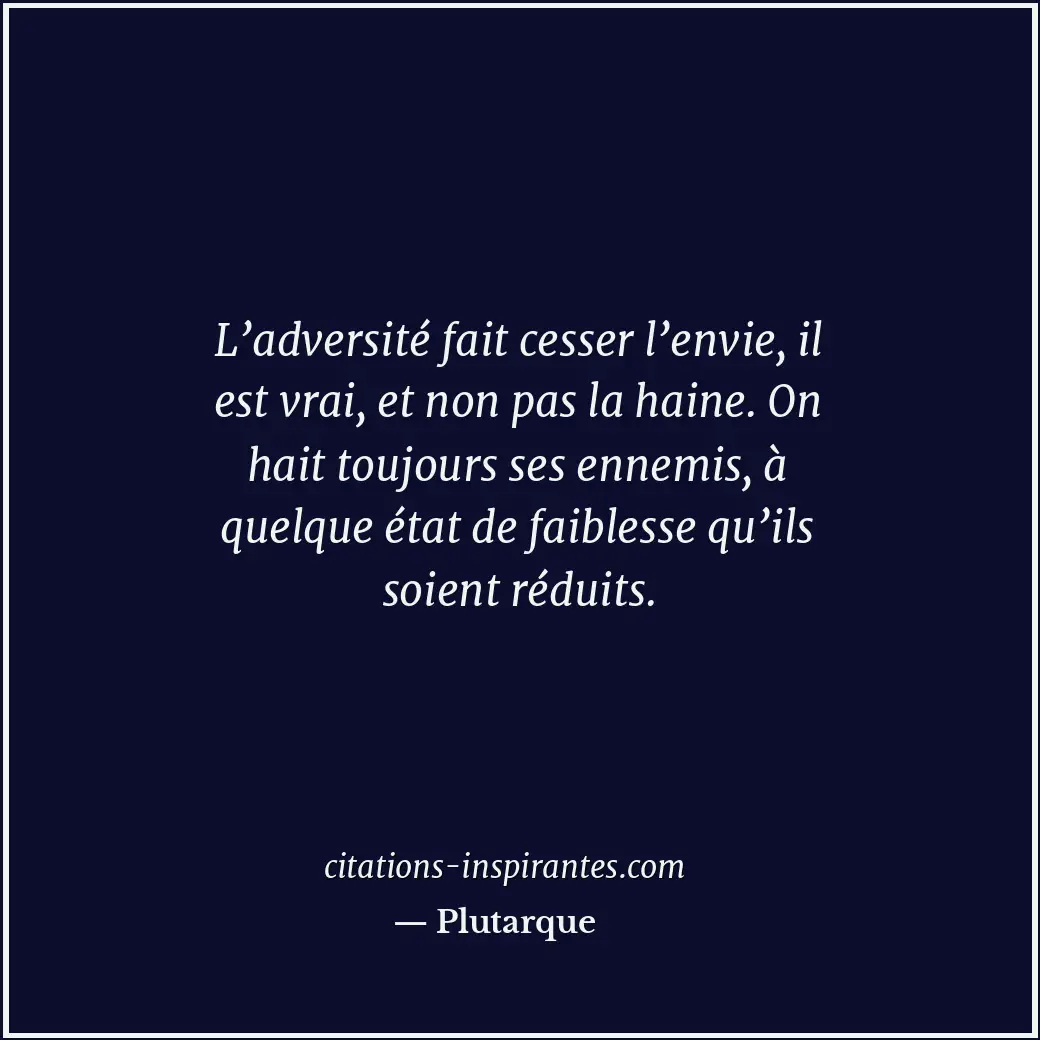 Citation de Plutarque