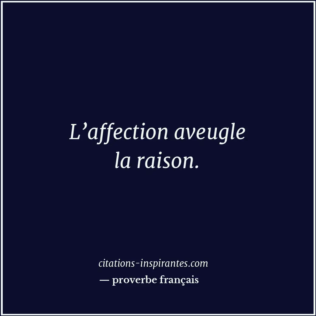Citation de proverbe français