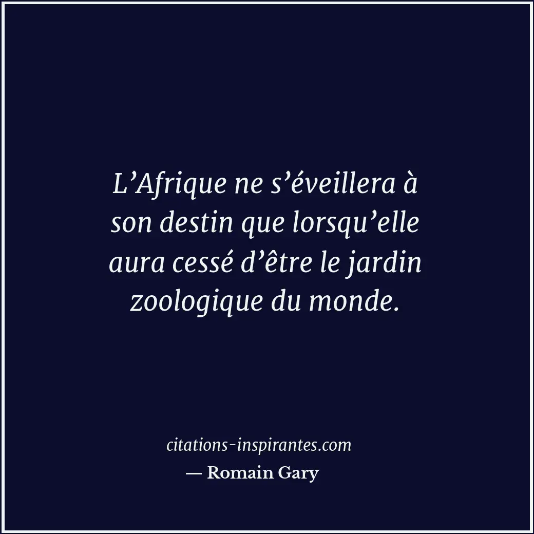 Citation de Romain Gary