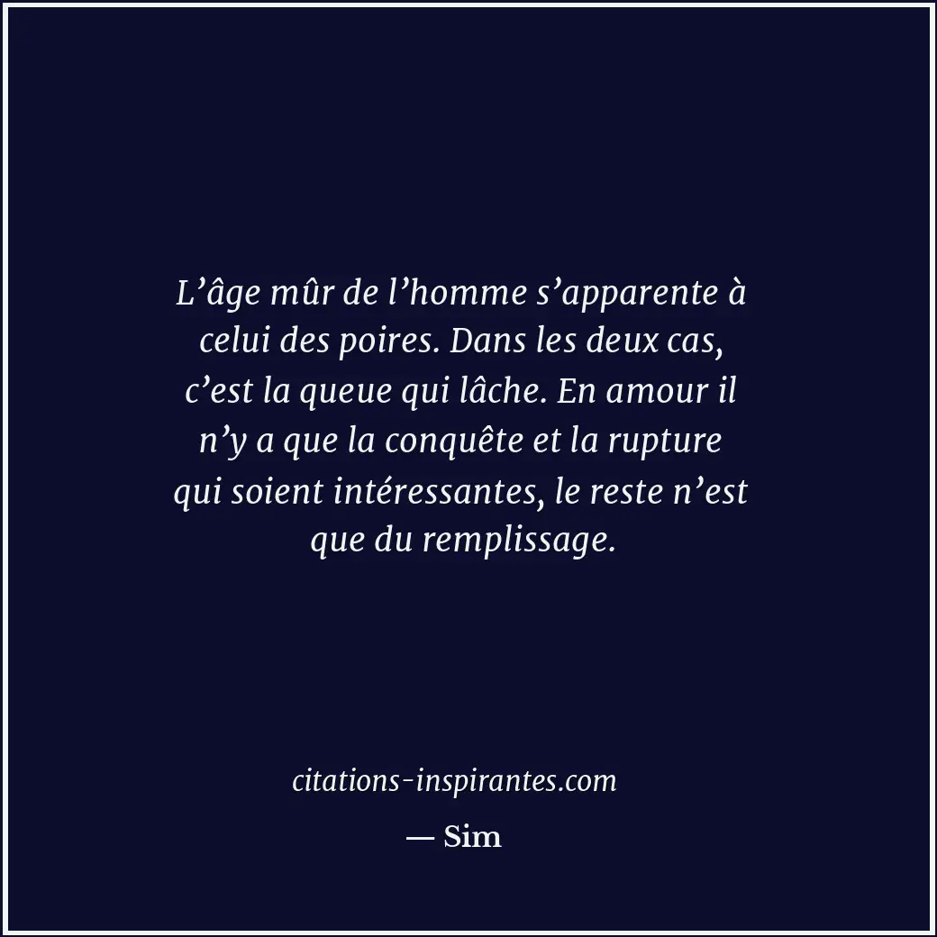 Citation de Sim