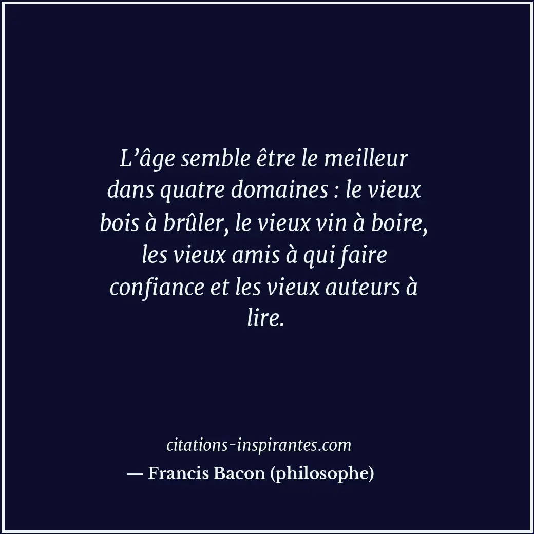 Citation de Francis Bacon (philosophe)