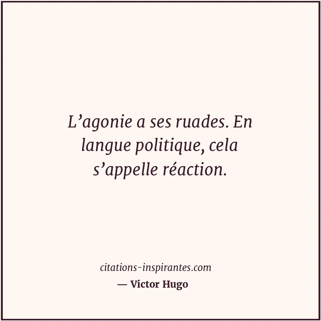 Citation de Victor Hugo