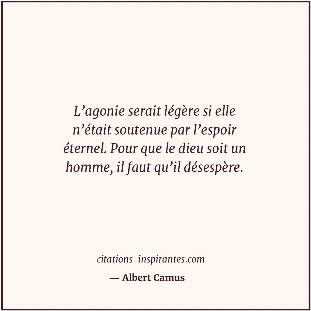 Citation de Albert Camus