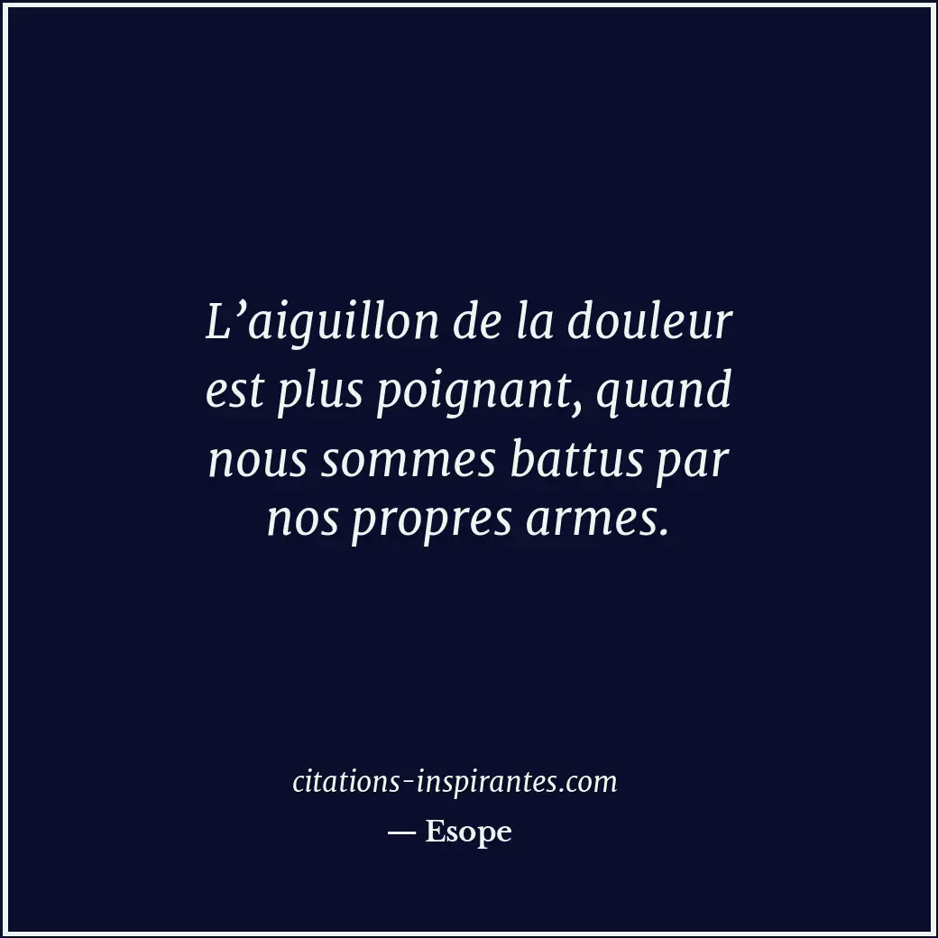 Citation de Esope