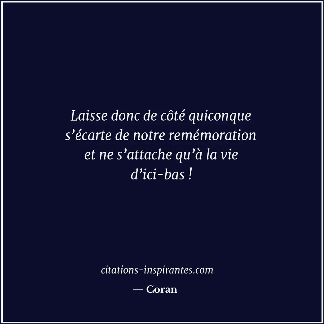Citation de Coran