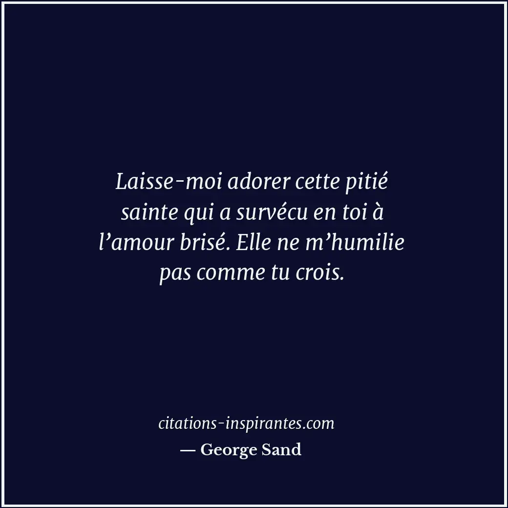 Citation de George Sand