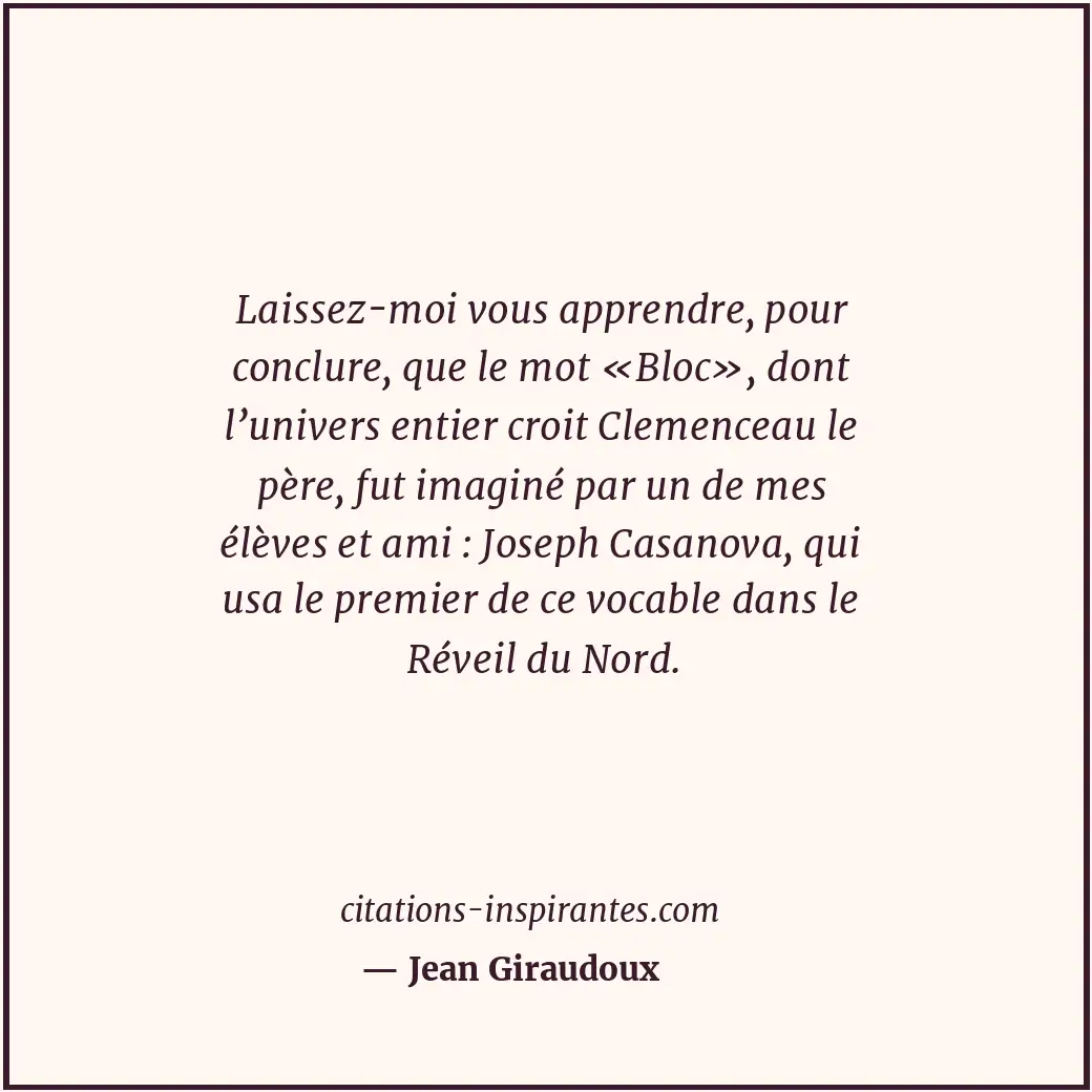 Citation de Jean Giraudoux