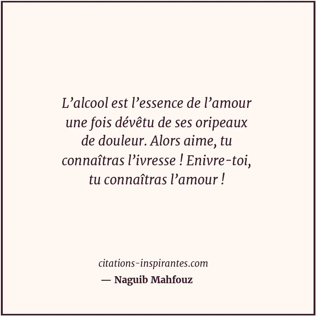 Citation de Naguib Mahfouz