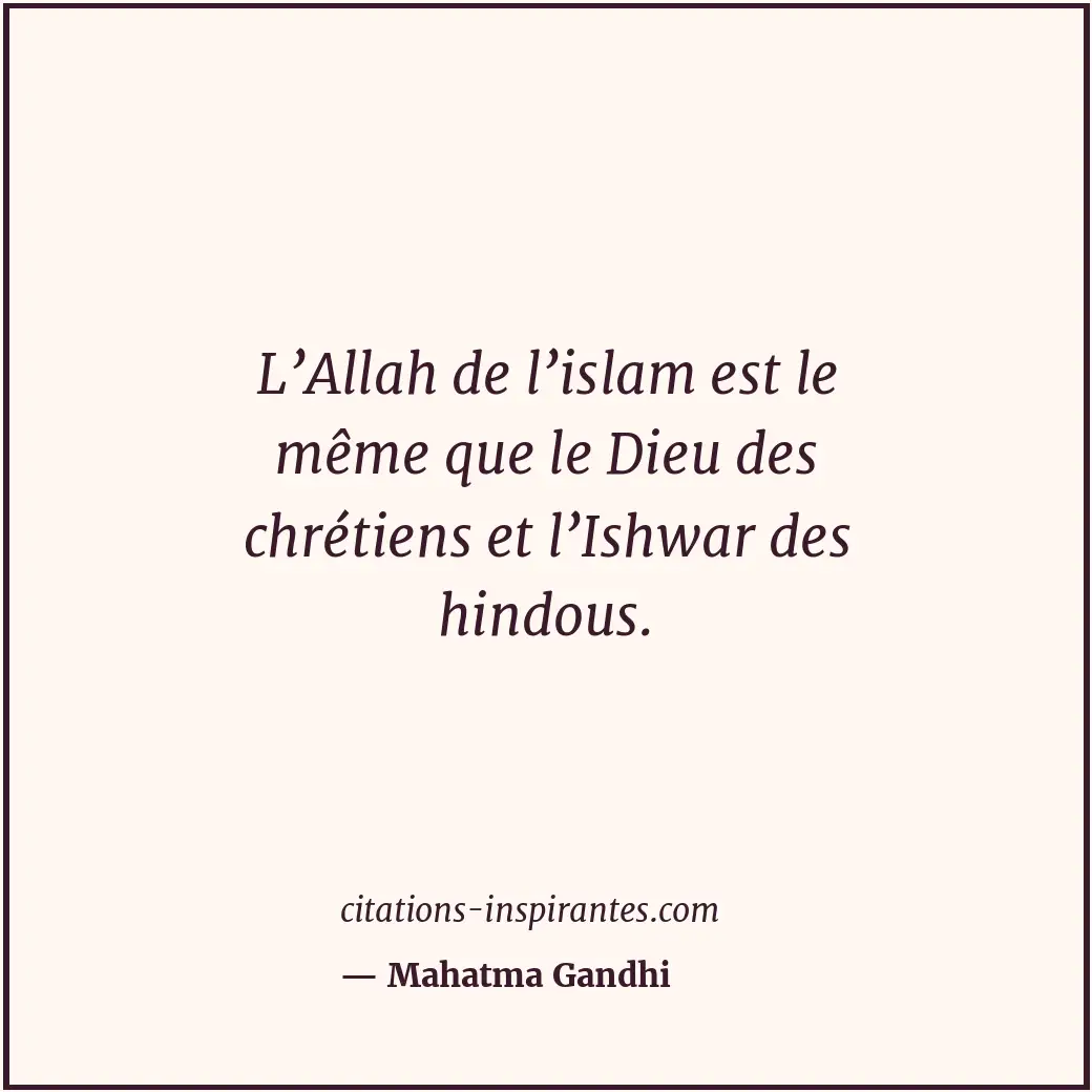 Citation de Mahatma Gandhi