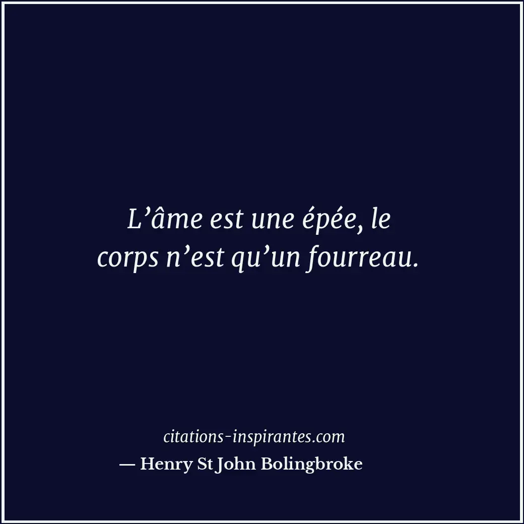 Citation de Henry St John Bolingbroke