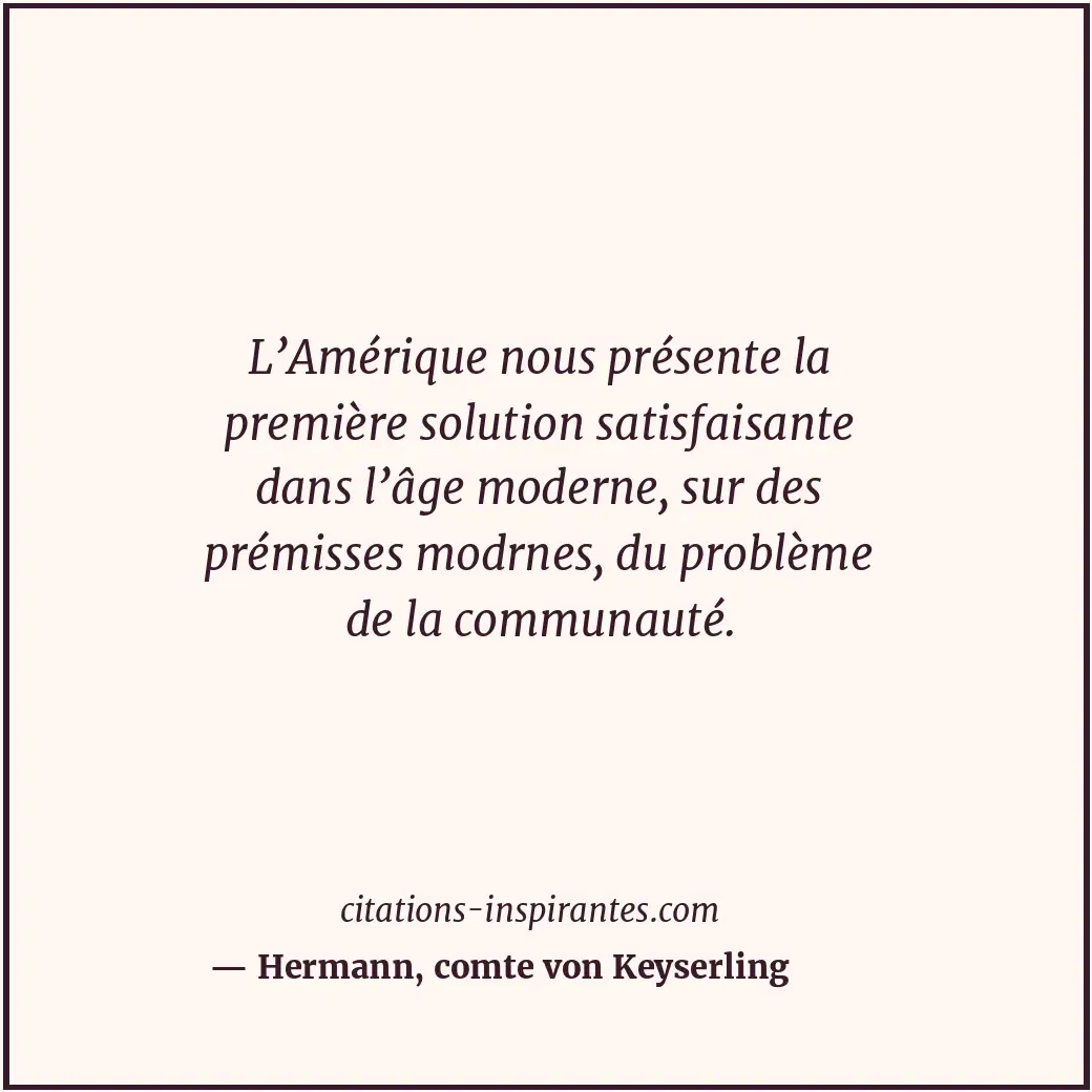 Citation de Hermann, comte von Keyserling