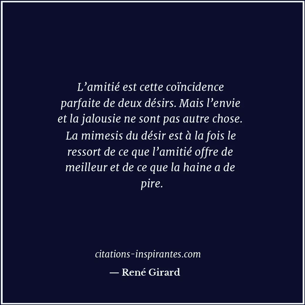 Citation de René Girard