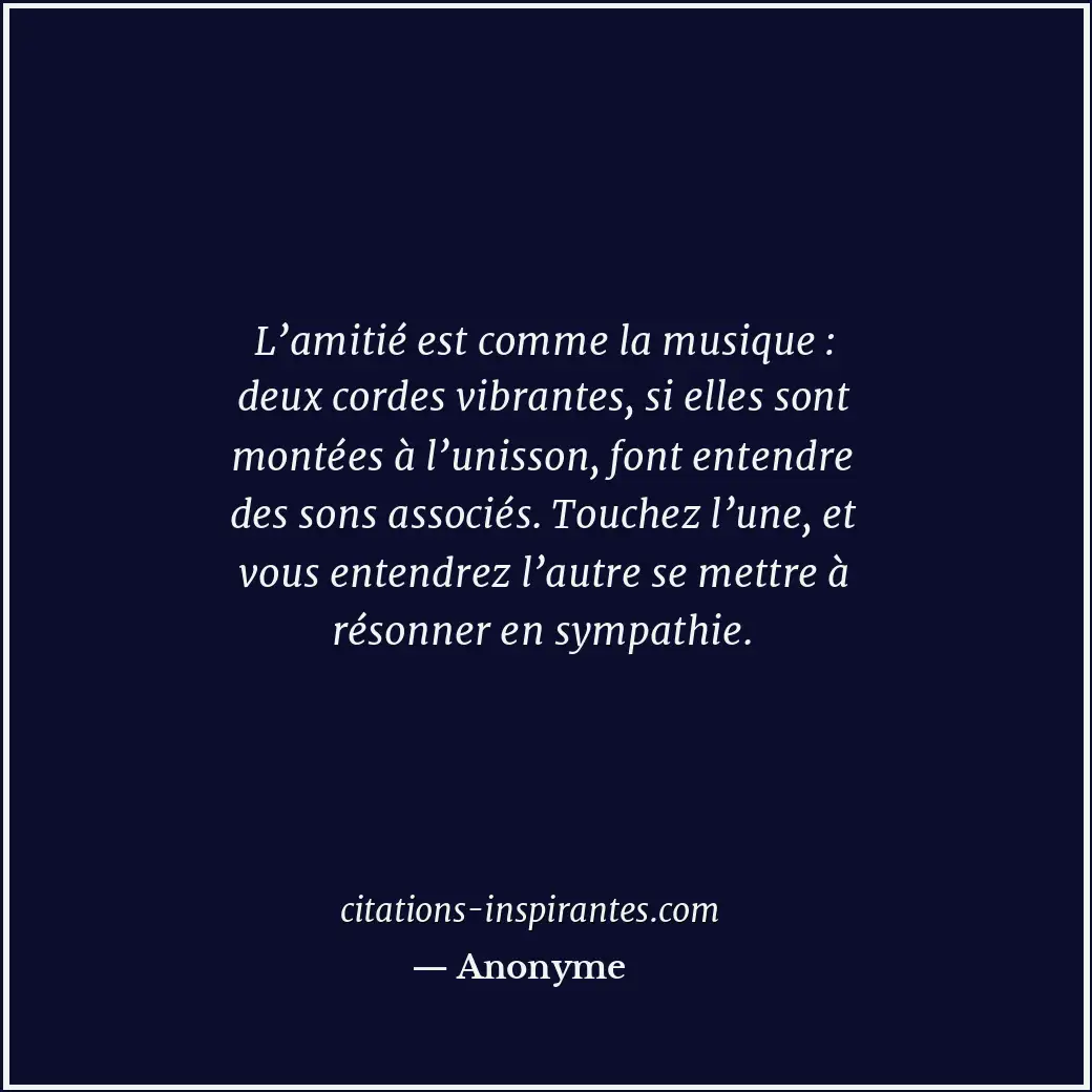 Citation de Anonyme