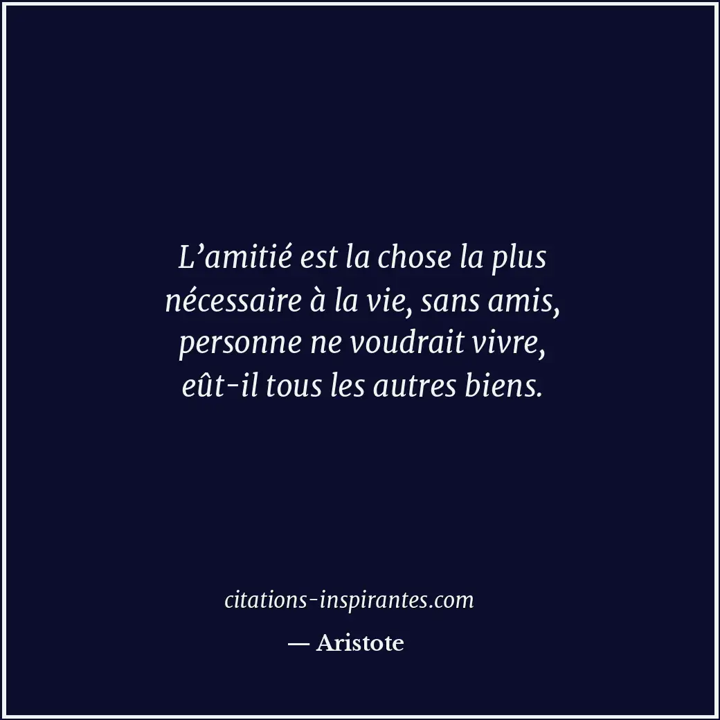 Citation de Aristote