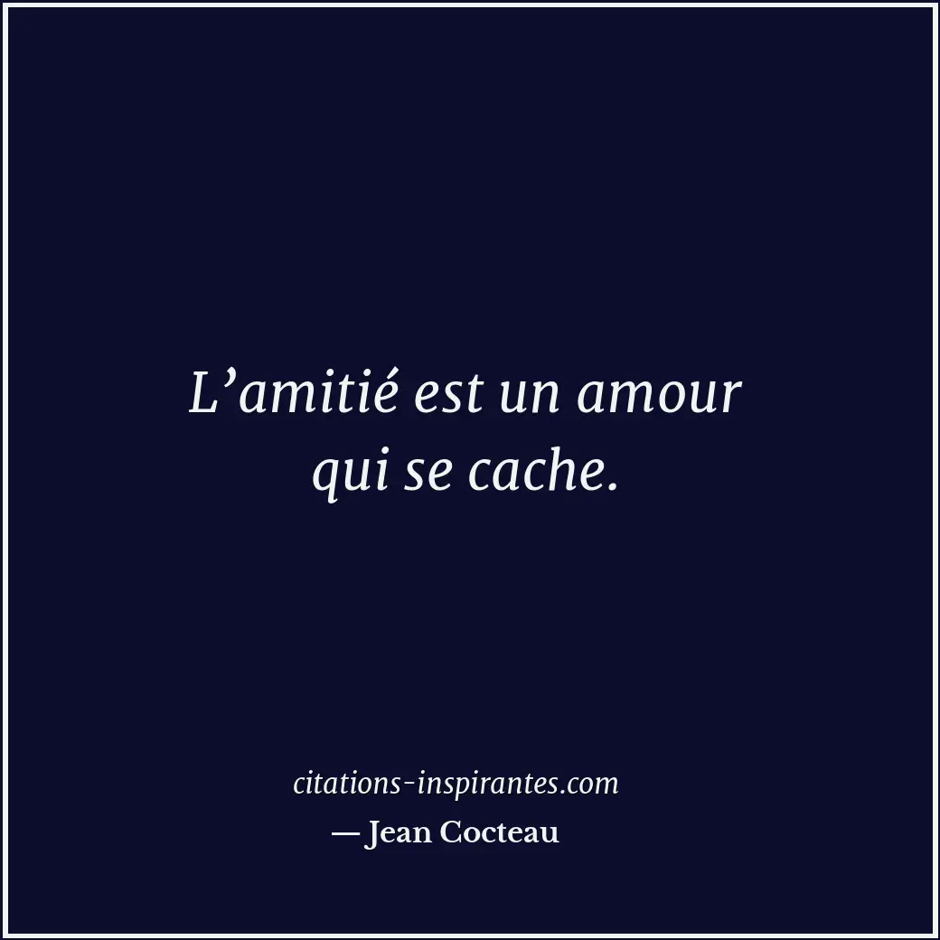 Citation de Jean Cocteau