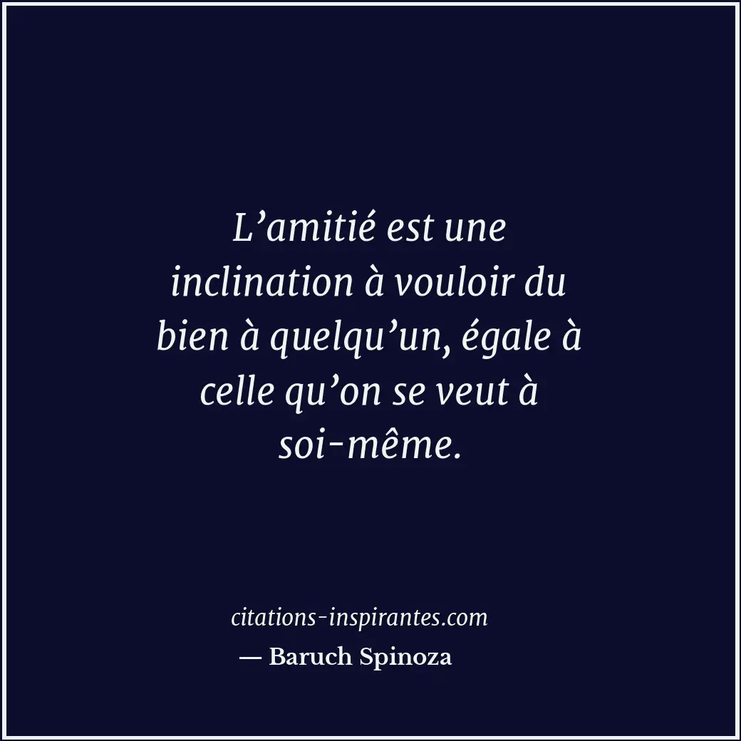 Citation de Baruch Spinoza