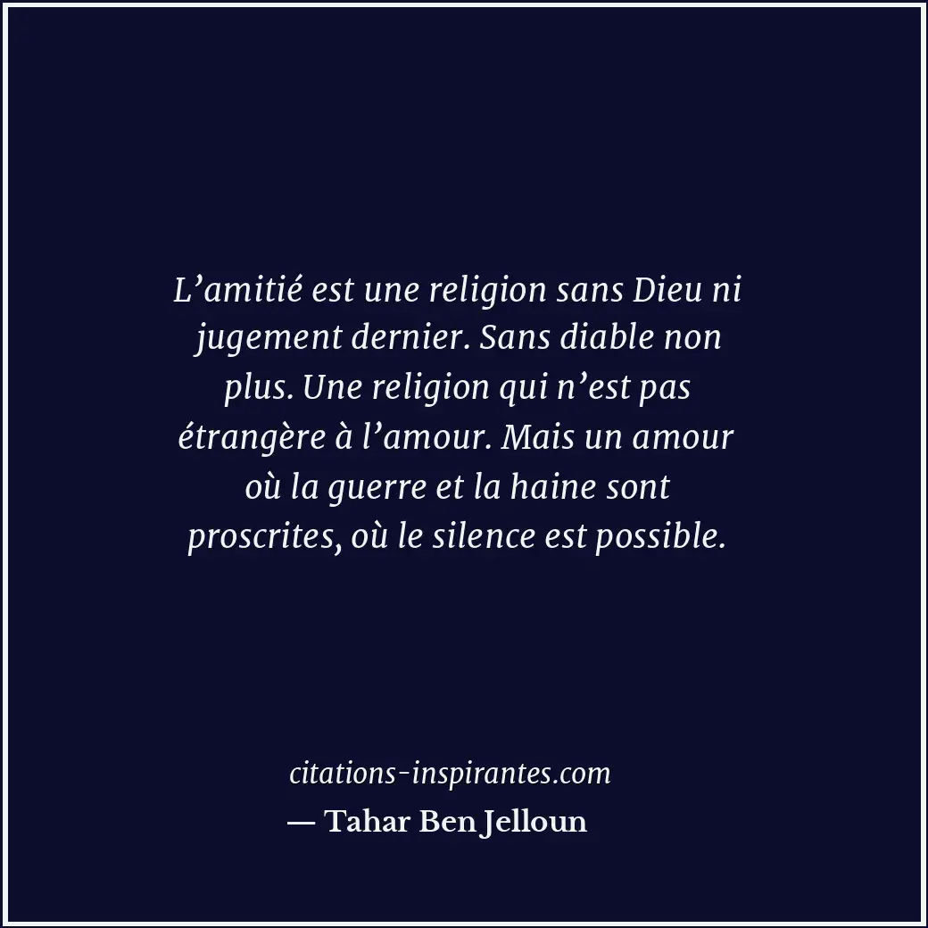 Citation de Tahar Ben Jelloun