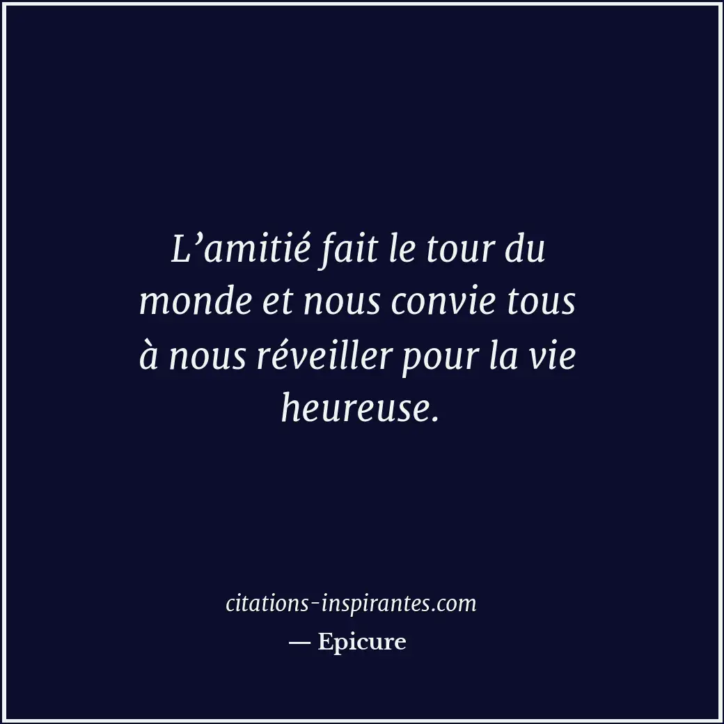 Citation de Epicure
