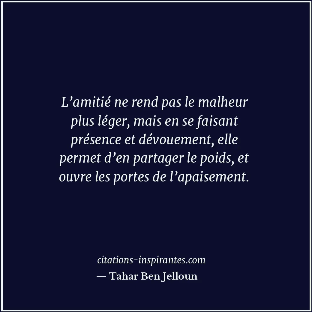 Citation de Tahar Ben Jelloun