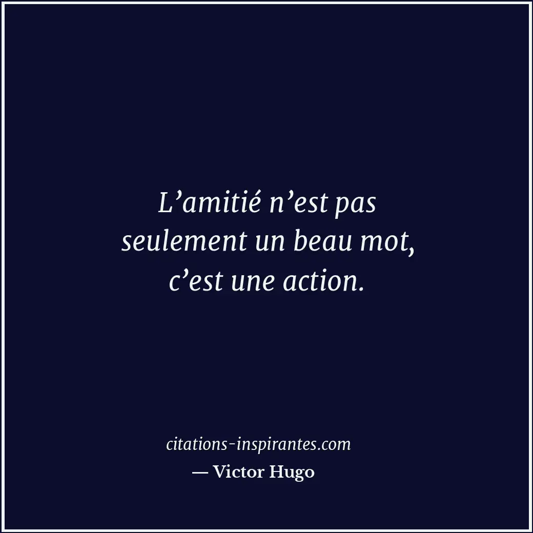 Citation de Victor Hugo