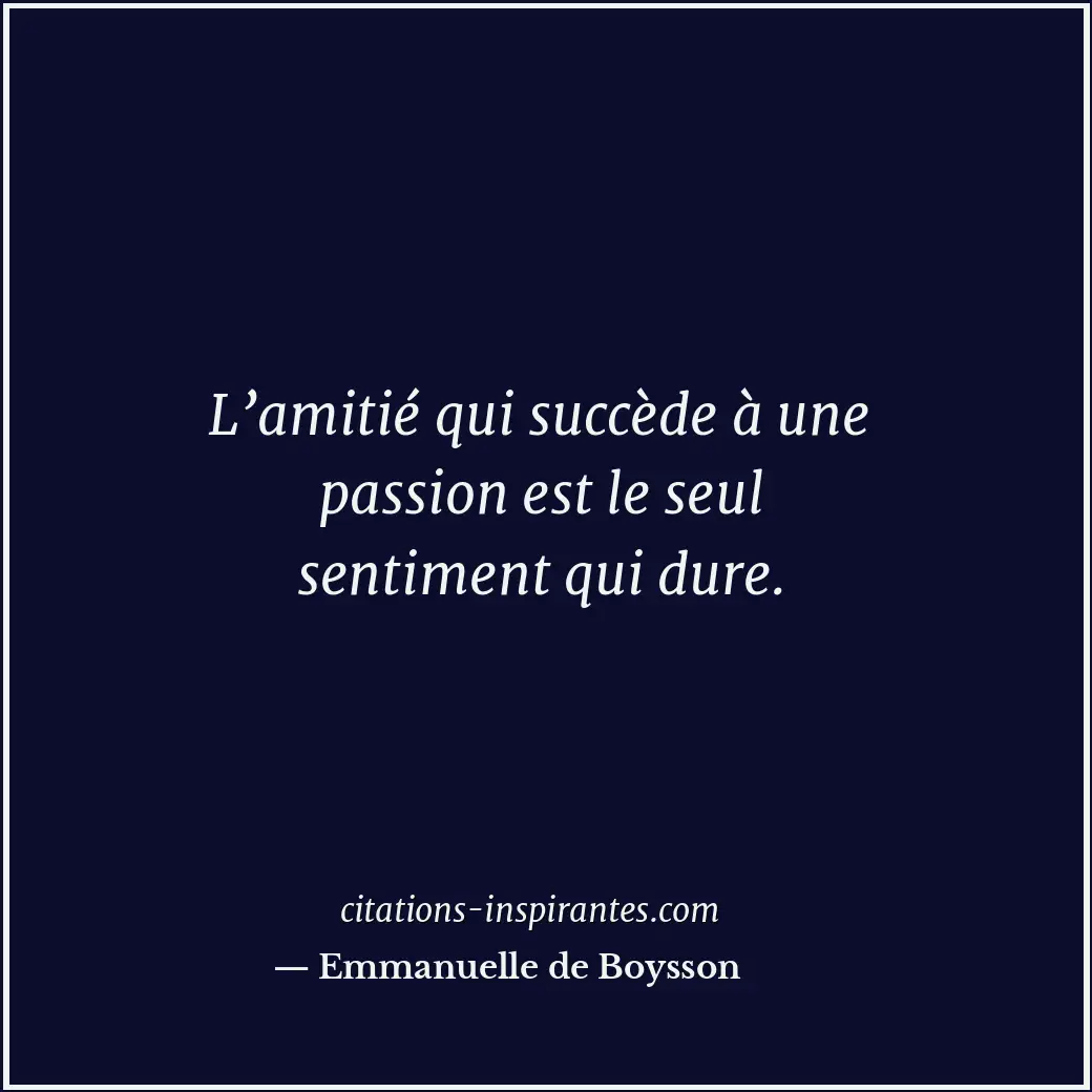 Citation de Emmanuelle de Boysson