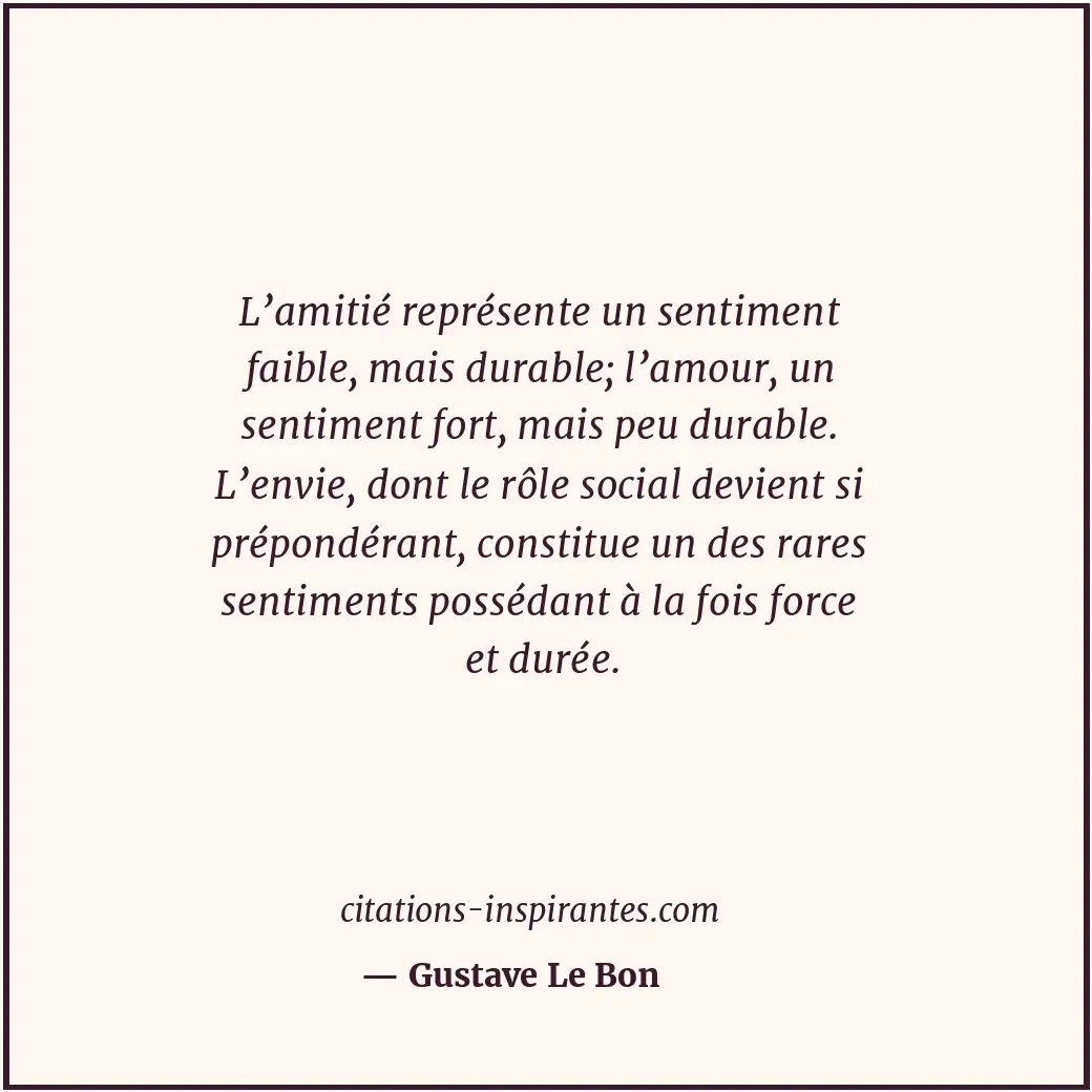 Citation de Gustave Le Bon