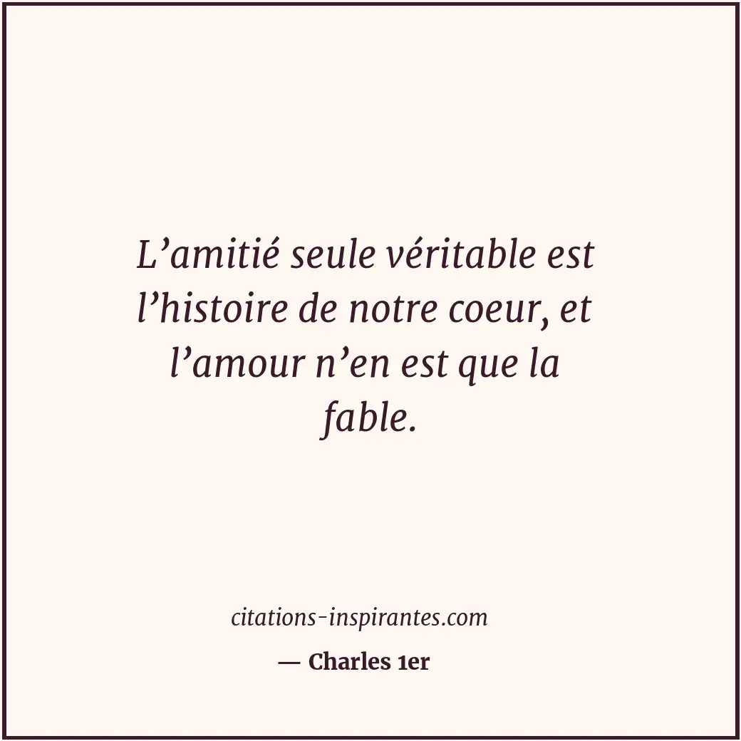 Citation de Charles 1er