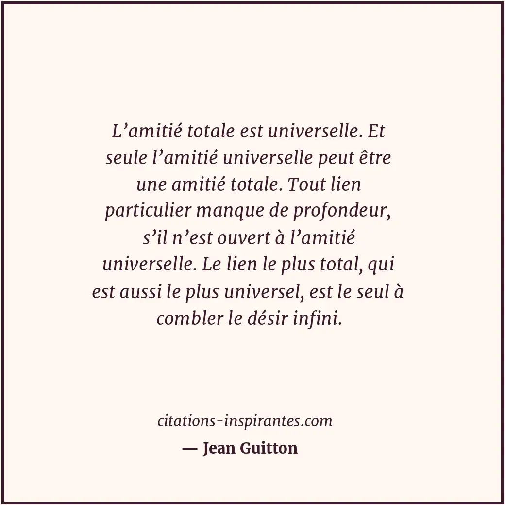 Citation de Jean Guitton