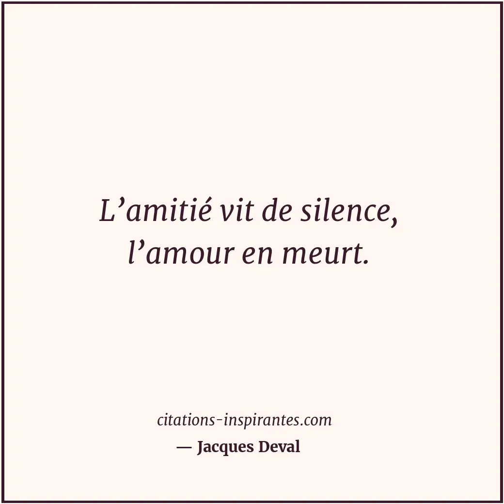 Citation de Jacques Deval