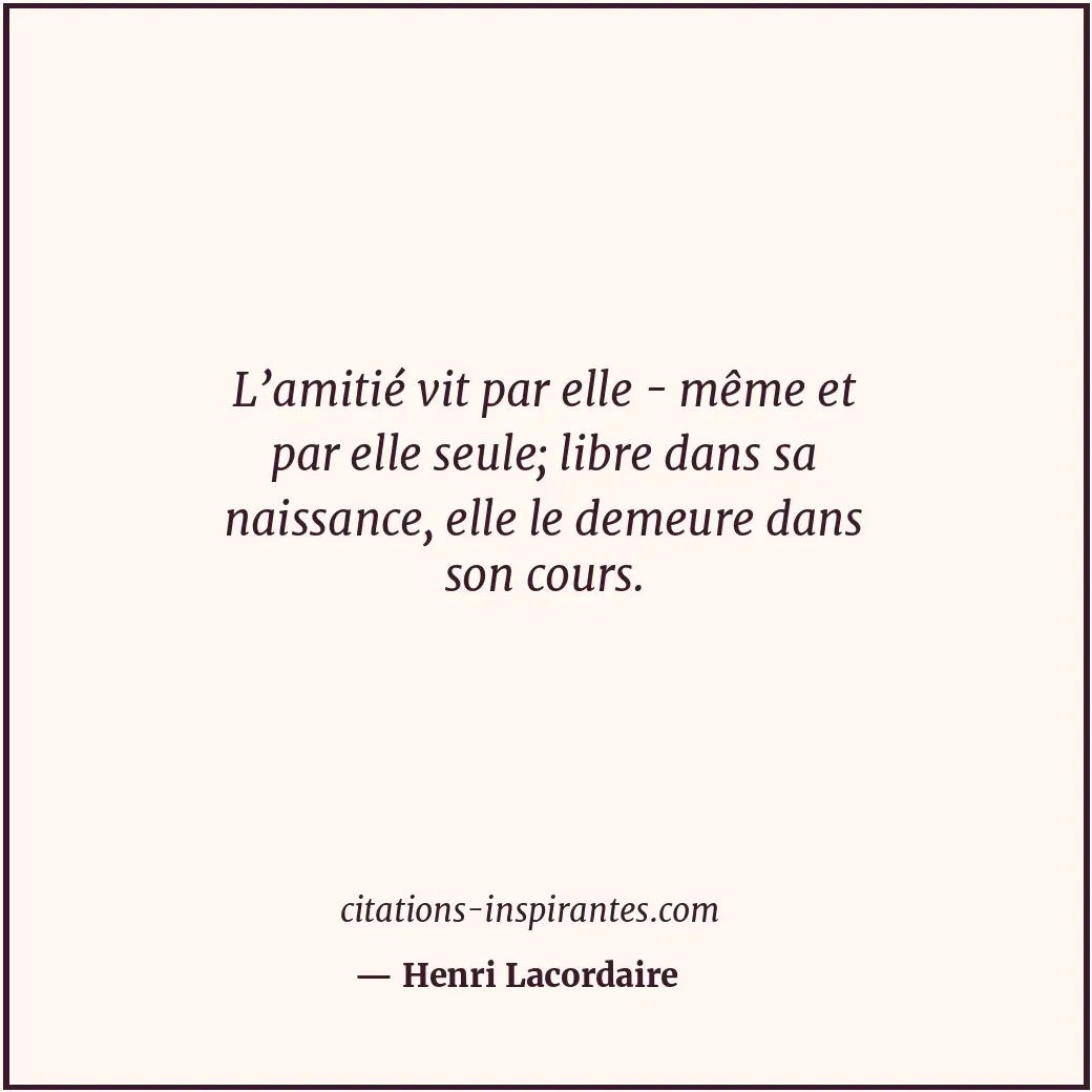 Citation de Henri Lacordaire